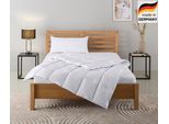 Daunenbettdecke + Kopfkissen OTTO HOME "TAMINS, Bettdecke 135x200 cm und 155x220 cm, 2-tlg.", weiß, B/L: 135cm x 200cm Anzahl Teile 1, B/L: 40cm x 80cm Anzahl Teile 1, Bezug: Baumwolle Füllung: Entendaune/-feder, normal, Bettdecken Bezug: 100% Baumwolle. Kopfkissen Bezug: 100% Baumwolle. Bettdecken Füllung: 100% Daunen. Kopfkissen Füllung: 85% Federn, 15% Daunen, Bettwaren-Sets, Daunenbettdecke +