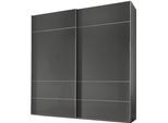Schwebetürenschrank STAUD "Sonate Lucca, Made in Germany", vulkanglas, B:225cm H:240cm, Holzwerkstoff, Schränke, Schwebetürenschrank, Mit vier verschiedenen Ausstattungsvarianten