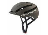 Fahrradhelm CRATONI "Fahrradhelm Loom" Gr. M, braun, Helme, M, 100% Erzeugnis unbest Zusammensetzg EuZ., Fahrradhelm