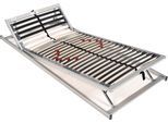 Lattenrost BESPORTS "Lattenrost Duo Powerflex, Lattenrost in 90x200 cm und weiteren Größen", grau (weiß, neutral), B:120cm H:4,5cm L:200cm, Lattenroste, Lattenrost, Lattenrost mit geringer Bauhöhe, 90x200 cm und weitere Größen