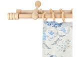 Gardinenstange SN DECO GROUP "Pisa" Gr. 5, beige (naturfarben), L:200cm, Holzwerkstoff, Gardinenstangen, Gardinenstange, 28 mm, Holz, verschiedene Längen und Farben, Komplettset