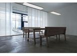 Gardinenschiene GARESA "Flächenvorhangschiene Compact", beige (aluminiumfarben, natur), L:360cm, Aluminium, Kunststoff, Gardinenstangen, Gardinenschiene, Aluminiumschiene für Vorhänge mit Gleiter, verlängerbar, Decke