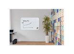 SIGEL Glas-Whiteboard Artverum, Ecken rund/matt, magnetisch, inkl. 1 x Boardmarker schwarz, B 1200 x T 10 x H 900 mm, ESG, weiss