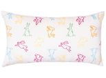 Dekokissen PAD "PETITE BUNNIES", bunt (multi), B:18cm L:32cm, Polyester, Dekokissen_Sitzkissen_Kissenhüllen, Embroidery