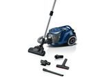 BOSCH Bodenstaubsauger "Serie 6 BGC41XECO, ideal für Allergiker, Hygiene-Filter", blau (crystal blau), B:32,4cm H:26,7cm T:47,4cm, Bodenstaubsauger, 10 Jahre Motorgarantie, XXL-Polsterdüse, lange Fugendüse, leise, blau