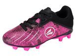Fußballschuh JAKO "J-SFG VINI", Mädchen, Gr. 36, jet schwarz, neon pink, Synthetik, Schuhe Fußballschuh, für Rasenplätze