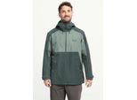 Outdoorjacke JACK WOLFSKIN "WILDBOUND 2L JKT M", Herren, Gr. M (50), grünzinnia, Obermaterial: 100% POLYESTER. Futter: 100% POLYESTER, Jacken Outdoorjacke