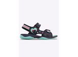 Sandale LOTTO, Mädchen, Gr. 27, blau (navy, aqua), Synthetik, Schuhe Sandale