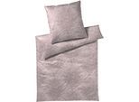 Bettwäsche ELEGANTE "Forest", rot (bordeaux), B/L: 155cm x 220cm, 1 Stk., 1 Stk., Mako-Satin, B/L: 80cm x 80cm, 2 Stk., Mako-Satin, Obermaterial: 100% Baumwolle, Bettwäsche, Bettwäsche, angenehmes Hautgefühl