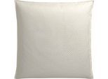 Bettwäsche ELEGANTE "Air", beige (creme), B/L: 155cm x 220cm, 1 Stk., 1 Stk., Mako-Satin, B/L: 80cm x 80cm, 2 Stk., Mako-Satin, Obermaterial: 100% Baumwolle, Bettwäsche, Bettwäsche, angenehmes Hautgefühl
