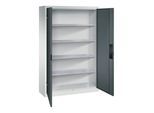 C+P Schwerlastschrank Acurado, 1950x1200x400mm, 7035/7016 ; C + P Möbelsysteme (8930-052|S10274)