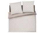 Joop! Wendebettwäsche, Creme, Textil, Graphik, 200x200 cm, Oeko-Tex® Standard 100, pflegeleicht, schadstoffgeprüft, weiche und anschmiegsame Oberfläche, edel glänzend, dicht gewebtes Garn, Schlaftextilien, Bettwäsche, Bettwäsche, Satin-Bettwäsche