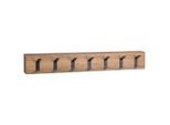 Garderobenpaneel, Schwarz, Eiche, Metall, Holzwerkstoff, 70x10x5 cm, Aufhängemöglichkeit, Garderobe, Garderobenpaneele, Garderobenpaneele