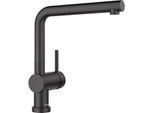 Blanco Linus-S-F Küchenarmatur 527523 schwarz matt, schwenkbar