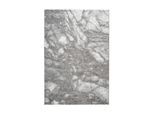 Teppich KAYOOM "Mineral 425", silber, B:160cm H:12mm L:230cm, Polypropylen, Teppiche, Teppich, Kurzflor, Hoch Tief Struktur, Wohnzimmer