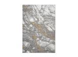 Teppich KAYOOM "Mineral 425", gold, B:200cm H:12mm L:290cm, Polypropylen, Teppiche, Teppich, Kurzflor, Hoch Tief Struktur, Wohnzimmer