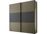 Schwebetürenschrank STAUD "Includo, Made in Germany", dekor salbei, vulkan, B:188cm H:222cm T:68cm, Holzwerkstoff, Schränke, Schwebetürenschrank, Mit vier verschiedenen Ausstattungsvarianten
