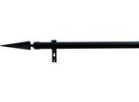 Gardinenstange INDEKO "Parma", schwarz, L:440cm Ø:16mm, Eisen, Gardinenstangen, Gardinenstange