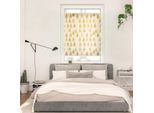 Plissee LICHTBLICK ORIGINAL "Plissee Klemmfix, ohne Bohren, blickdicht, Golden Drops - Gold", gold (goldfarben, weiß, weiß), B:100cm H:130cm, Obermaterial: 100% Polyester, Plissees, Plissee