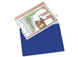 EICHNER Magnet-Sichttasche aus Hart-PVC, VE 10 Stk, Format DIN A4 quer, blau