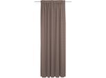 Vorhang WIRTH "Torbole", orange (terra), B:132cm H:285cm, Baumwolle, Polyester, Gardinen, Vorhang, nach Maß