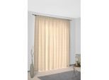 Vorhang WIRTH "Telfort" Gr. 2, gold (goldfarben), B:132cm H:175cm, Jacquard, Baumwolle, Polyester, Gardinen, Vorhang