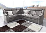 Ecksofa SIT & MORE "Basel L-Form", grau, B:261cm H:98cm T:211cm, Altara Nubuck, Luxus-Microfaser (100% Polyester;PRIMABELLE-Microfaser, Luxus-Microfaser (100% Polyester;SOFTLUX-Kunstleder;NaturLEDER (echtes Rindsleder), Sofas, Ecksofa, wahlweise mit Relaxfunktion