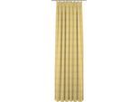 Vorhang ADAM "Romantic Puligny Light" Gr. 4, gelb (hellgelb), B:145cm H:245cm, Jacquard, Baumwolle (Bio-Baumwolle), Gardinen, Vorhang, aus 100% Bio-Baumwolle
