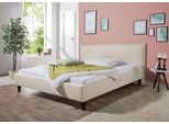 Polsterbett MAINTAL "Gustine", beige (creme, beige), B:176cm H:101cm L:211cm, Betten, Polsterbett, Bettseiten zerlegt, ohne Bettkasten