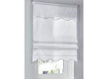 Raffrollo HEINE HOME Gr. 4, weiß, B:100cm H:130cm, Raffrollos, Raffrollo