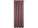 Vorhang ADAM "Uni Collection light", rot (kirschrot), B:142cm H:335cm, Baumwolle (Bio-Baumwolle), Gardinen, Vorhang, aus 100% Bio-Baumwolle