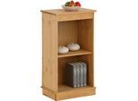 Bücherregal OTTO HOME "Indra", beige (natur), B:46cm H:82,6cm T:32cm, Massivholz, Regale, Bücherregal, aus massiver Kiefer, in verscheidenen Höhen, mit FSC