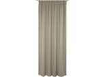 Vorhang WIRTH "Torbole" Gr. 2, braun (mittelbraun), B:132cm H:175cm, Jacquard, Baumwolle, Polyester, Gardinen, Vorhang