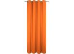 Vorhang WIRTH "Umea" Gr. 1, orange, B:132cm H:145cm, Jacquard, Polyester, Gardinen, Vorhang