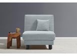 Sessel ELL + ELL "Enny", blau (hellblau), B:85cm H:90cm T:100cm, 92% Polyester 8% Nylon, Sessel, Sessel