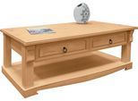 Couchtisch OTTO HOME "Anna", beige (natur), B:120cm H:43cm T:65cm, Tische, Couchtisch, Kaffeetisch mit Schublade und Ablage, Massivholz, FSC