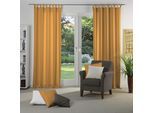 Vorhang WIRTH "Dim out", orange, B:142cm H:225cm, Polyester, Gardinen, Vorhang, nach Maß