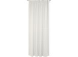 Vorhang WIRTH "Torbole" Gr. 3, beige, B:132cm H:225cm, Jacquard, Baumwolle, Polyester, Gardinen, Vorhang