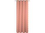 Vorhang ADAM "Maroccan Shiraz Light" Gr. 1, orange, B:145cm H:145cm, Jacquard, Baumwolle (Bio-Baumwolle), Gardinen, Vorhang, aus 100% Bio-Baumwolle