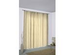 Vorhang WIRTH "Niederau" Gr. 4, grau (kitt), B:132cm H:245cm, Jacquard, Polyacryl, Polyester, Gardinen, Vorhang