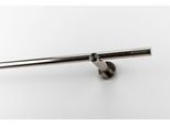 Gardinenstange GARESA "Alana" Gr. 1, silber (edelstahlfarben), L:140cm, Gardinenstangen, Gardinenstange