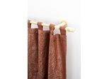 Gardinenstange GARESA "PILA", beige (natur), L:460cm Ø:20mm, Holzwerkstoff, Gardinenstangen, Gardinenstange, Vorhanggarnitur, verlängerbar, Knopf mit Ausschnitt, ohne Ringe