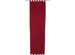 Vorhang WIRTH "Westport" Gr. 2, rot, B:132cm H:175cm, Jacquard, Polyester, Gardinen, Vorhang