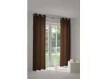 Vorhang WIRTH "Sepino" Gr. 4, orange, B:132cm H:245cm, Jacquard, Obermaterial: 75% Polyester, 25% Baumwolle, Gardinen, Vorhang