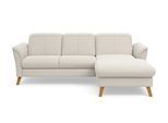 Ecksofa SIT & MORE "Romero L-Form", beige (creme), B:245cm H:91cm T:178cm, 90% Polyester 10%Polyamid, Sofas, Ecksofa, wahlweise mit oder ohne Relax-Funktion, Bettfunktion, Bettkasten