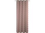 Vorhang ADAM "Maroccan Shiraz Light" Gr. 3, rot (cherryrot), B:145cm H:225cm, Jacquard, Baumwolle (Bio-Baumwolle), Gardinen, Vorhang, aus 100% Bio-Baumwolle