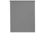 Seitenzugrollo SUNLINES "Eco-Line Upcycling", grau (anthrazit), B:122cm H:220cm, Kunststoff, Metall, Polyester, Rollos, Seitenzugrollo