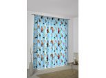 Vorhang WIRTH "Ice Age" Gr. 2, blau, B:142cm H:175cm, Satin, Polyester, Gardinen, Vorhang, Disney