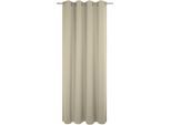 Vorhang WIRTH "Newbury", grau (taupe), B:130cm H:355cm, Baumwolle, Polyester, Gardinen, Vorhang, nach Maß