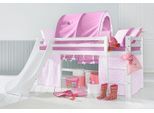 Indoor-Rutsche HOPPEKIDS "ECO Dream", weiß, B:37cm H:105cm T:94,5cm, Massivholz, Rutschen, Indoor-Rutsche, Kinderbett Rutsche f. Hochbett, 2 Größen